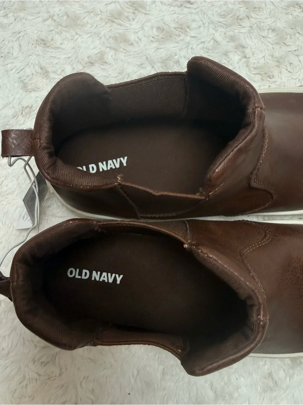 Old Navy Brown Chukka Boot Sneakers with Cream Sole